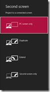Window 8 multi-monitor menu